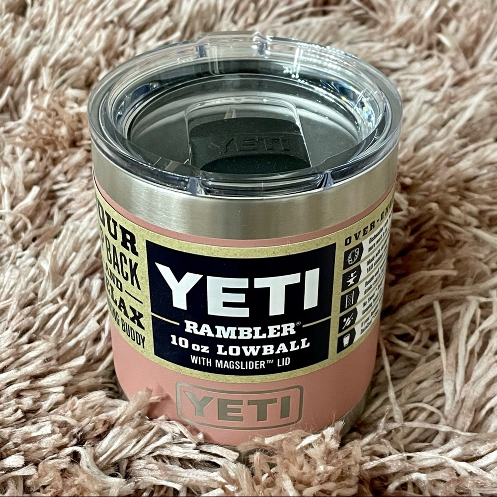 YETI 10oz Lowball 💕 Breast Cancer Awareness Color ~ Sandstone Pink